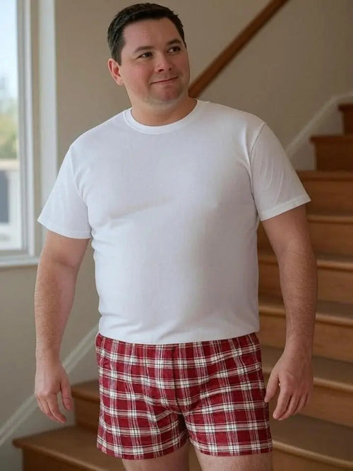 Man Boxer Red Black Pattern Under Wear Adistar Sialkot Pakistan