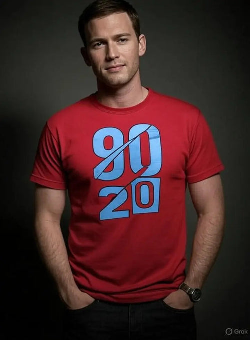 Men Red Screen Printing T-Shirt Adistar Sialkot Pakistan