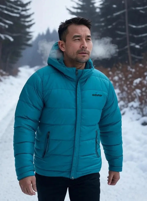 Teal Bubble Jacket Adistar Sialkot Pakistan